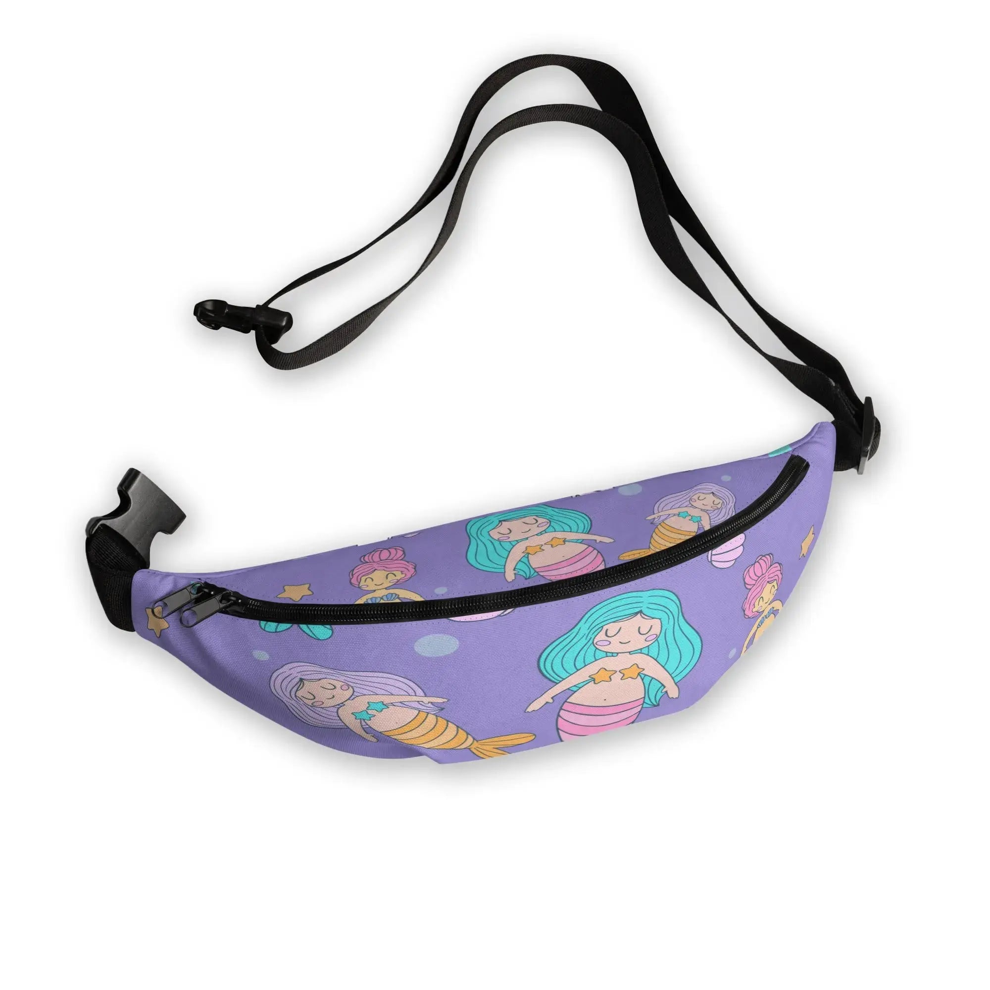 With its fun colors; and an awesome mermaid design, this hip pack is designed for kids, and anyone who loves magical vibes. SHOP Now at The Wishful Fish Kids