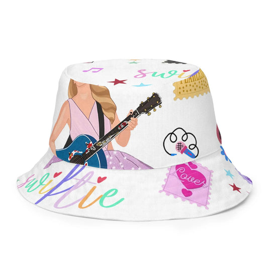 Show off your Swiftie pride in style! This I AM A SWIFTIE - Reversible Bucket Hat is the ultimate fan accessory. SHOP Now at The Wishful Fish KIDS