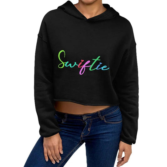I AM A SWIFTIE - Crop Hoodie — Made for True Fans and Major Fandom! - [the_wishfulfish_kids]