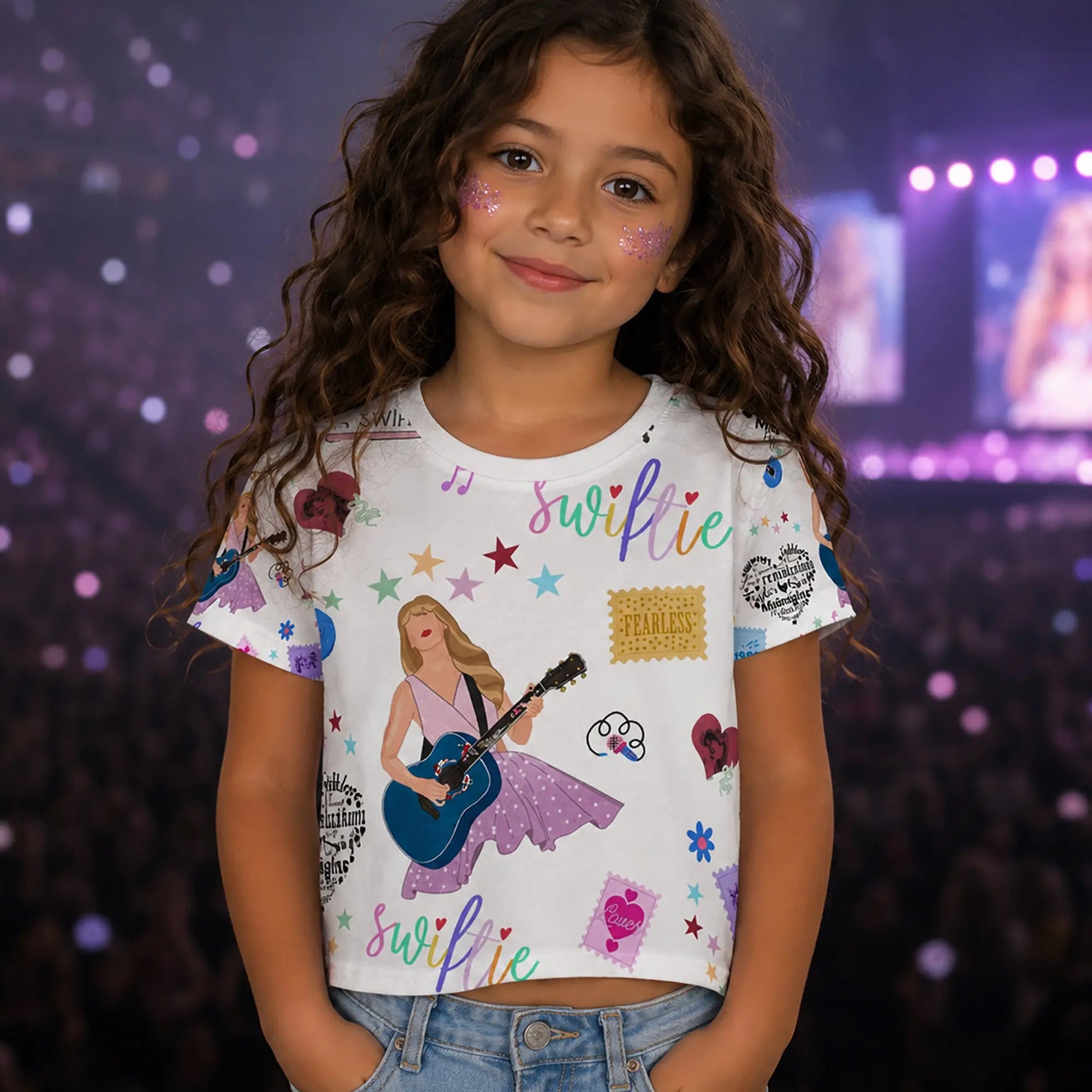 A Cropped Tee That Brings Big Era Energy. SHOP Now at The Wishful Fish KIDS