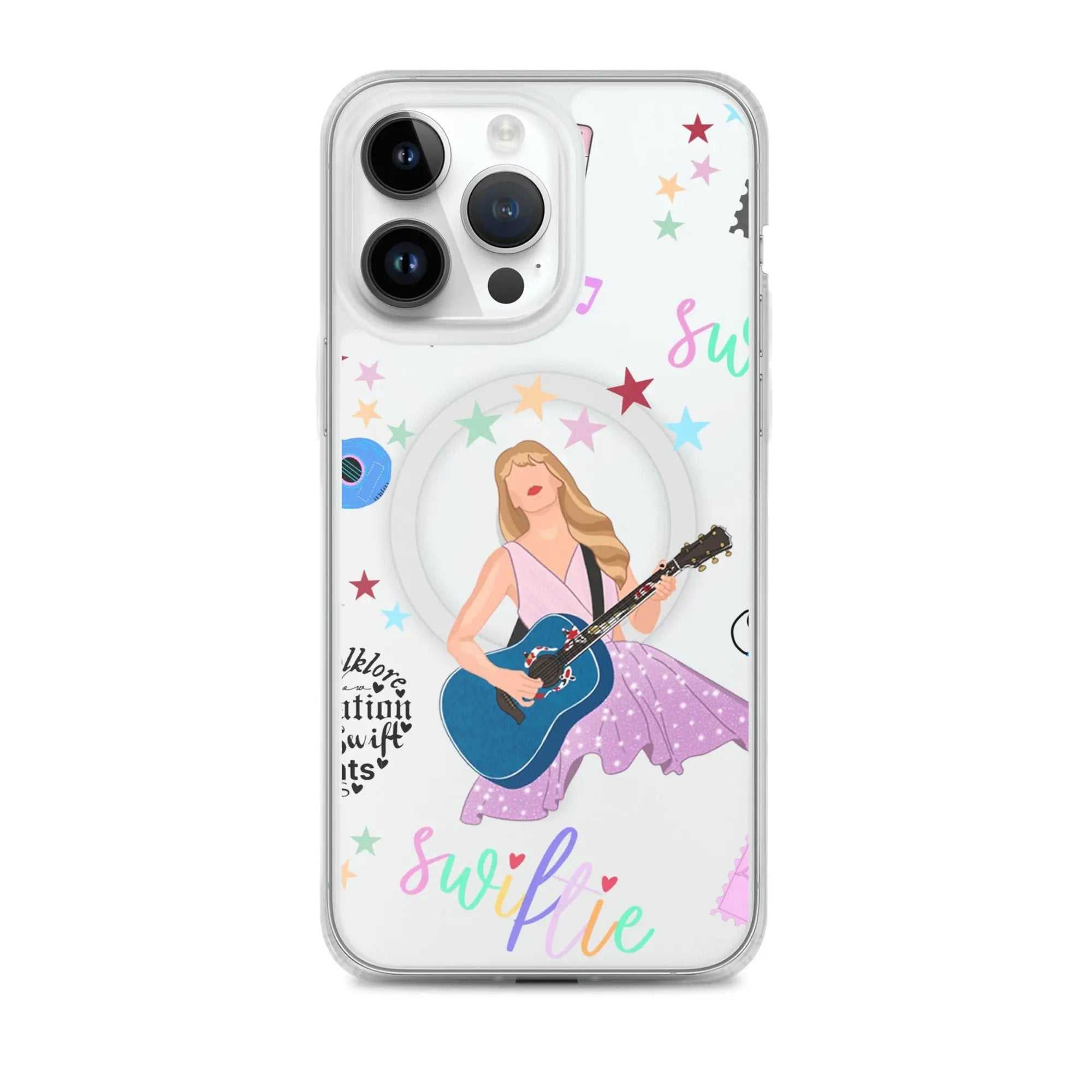 I AM A SWIFTIE - MagSafe Clear iPhone Case — Show Off Your Era, Protect Your Tech! - [the_wishfulfish_kids]
