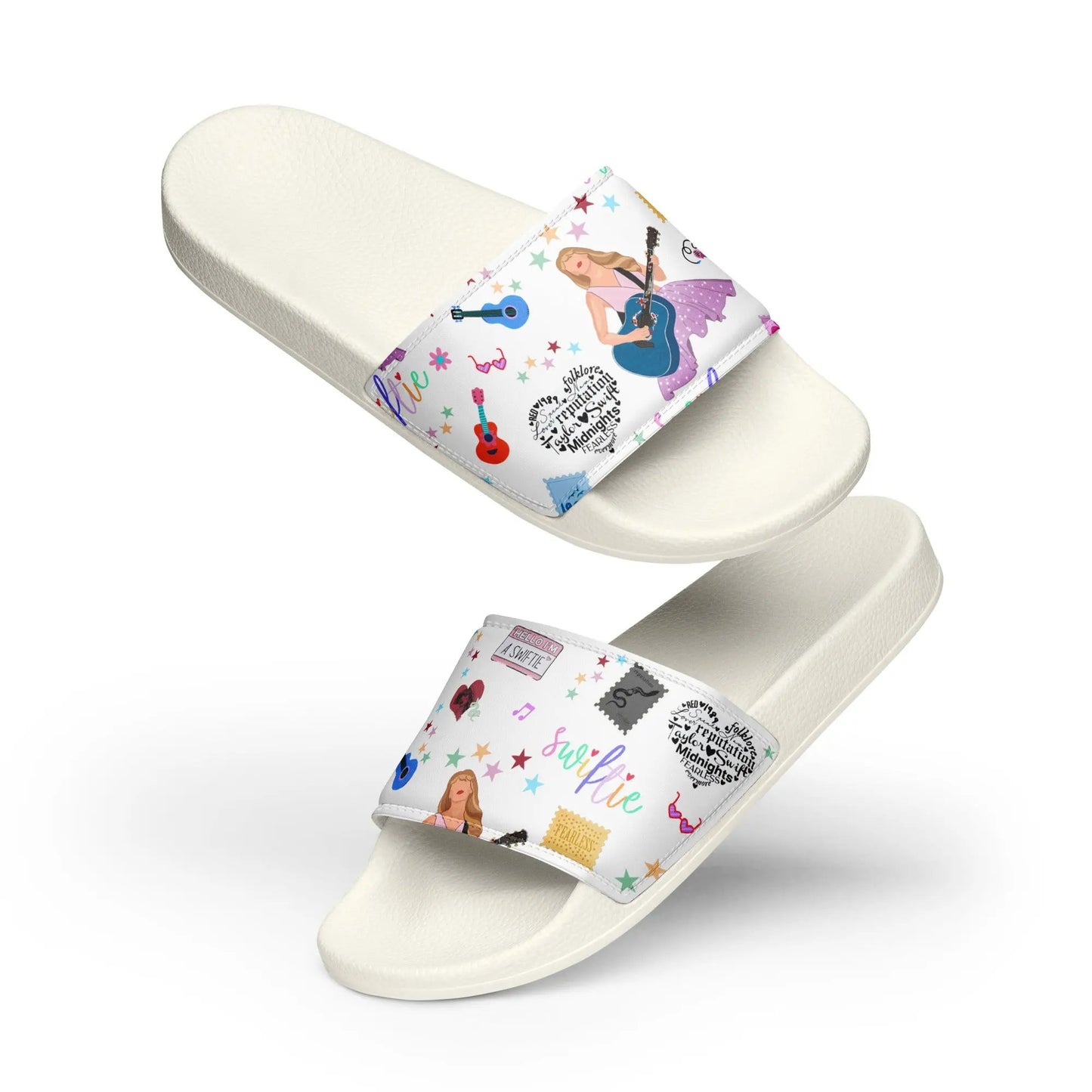 Slide into ultimate fan mode with our I AM A SWIFTIE Slides — the perfect blend of comfort and concert-ready style. SHOP Now at The Wishful Fish KIDS