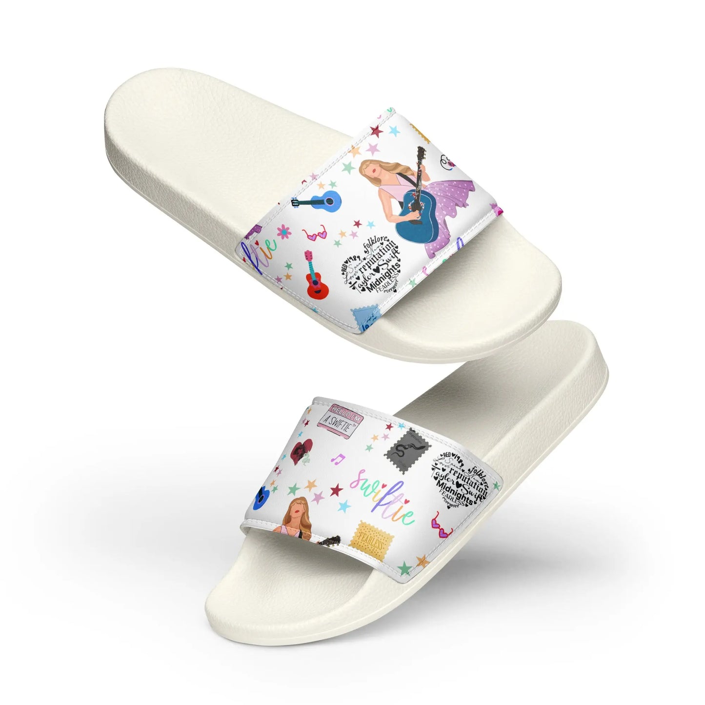 The perfect blend of comfort and concert-ready style Slides. SHOP Now at The Wishful Fish KIDS