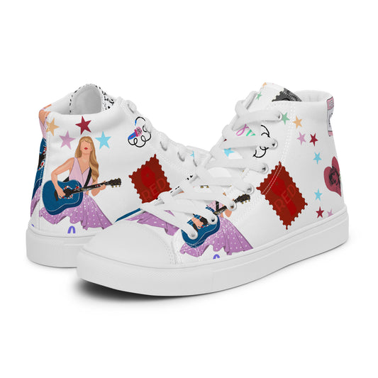Put your best foot forward with the I AM A SWIFTIE - Girls High Tops. SHOP Now at The Wishful Fish KIDS