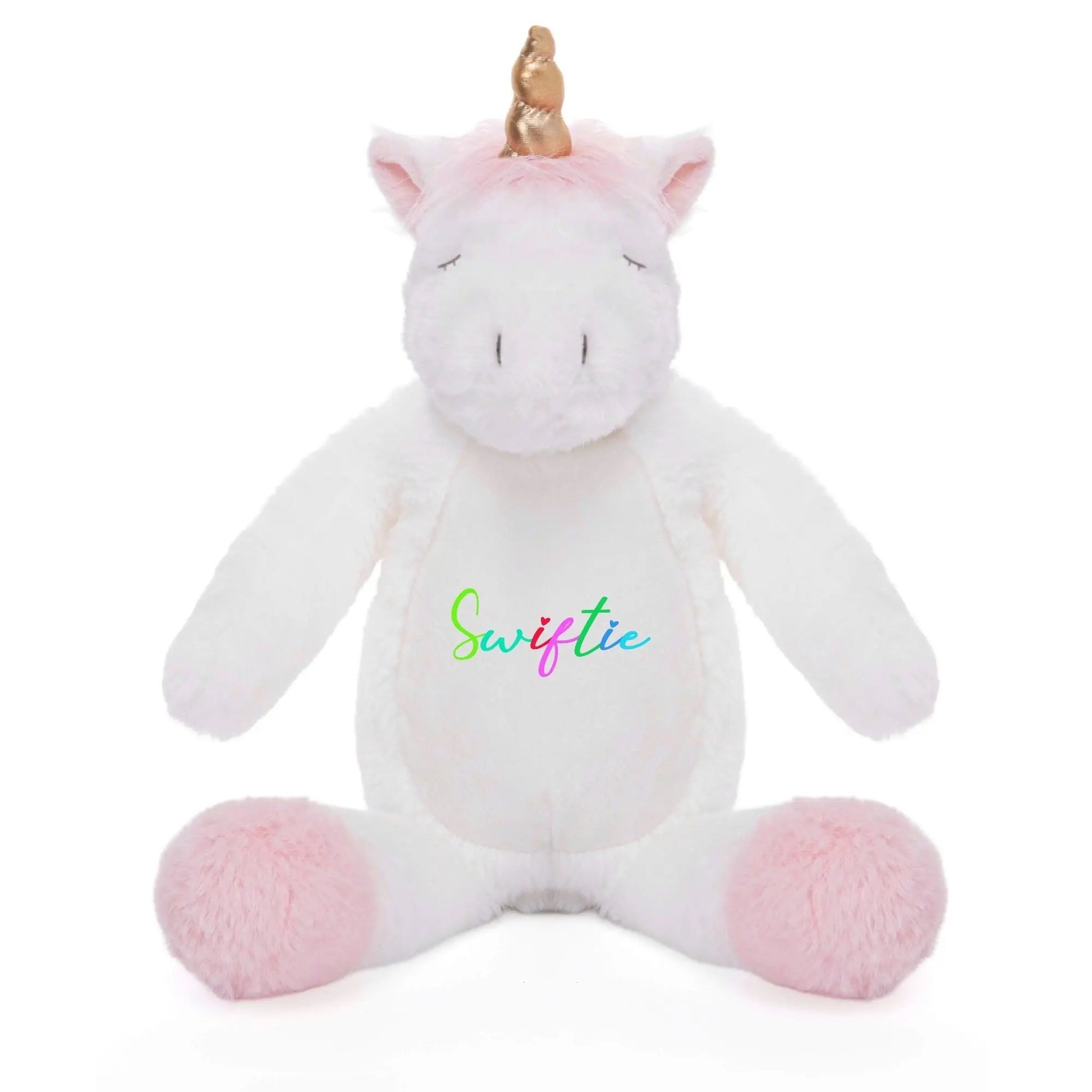 Bring a touch of sparkle and Swiftie spirit to cuddle time with our Plush Unicorn. SHOP Now at The Wishful Fish KIDS