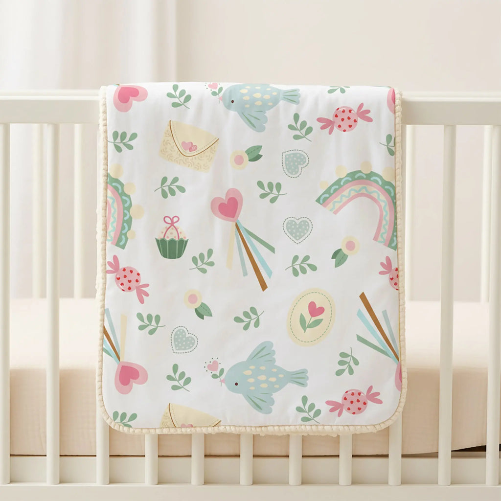 Jacquard Baby Blanket Welcome Baby — A Keepsake Gift She'll Treasure The Wishful Fish Kids