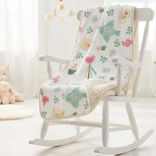 Jacquard Baby Blanket Welcome Baby — A Keepsake Gift She'll Treasure The Wishful Fish Kids