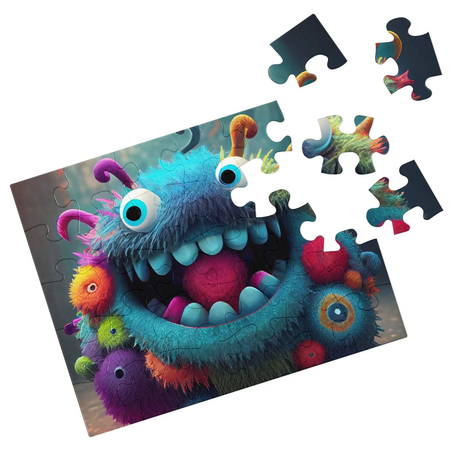Piece Together Endless Fun with the Happy Monster. SHOP Now at The Wishful Fish Kids