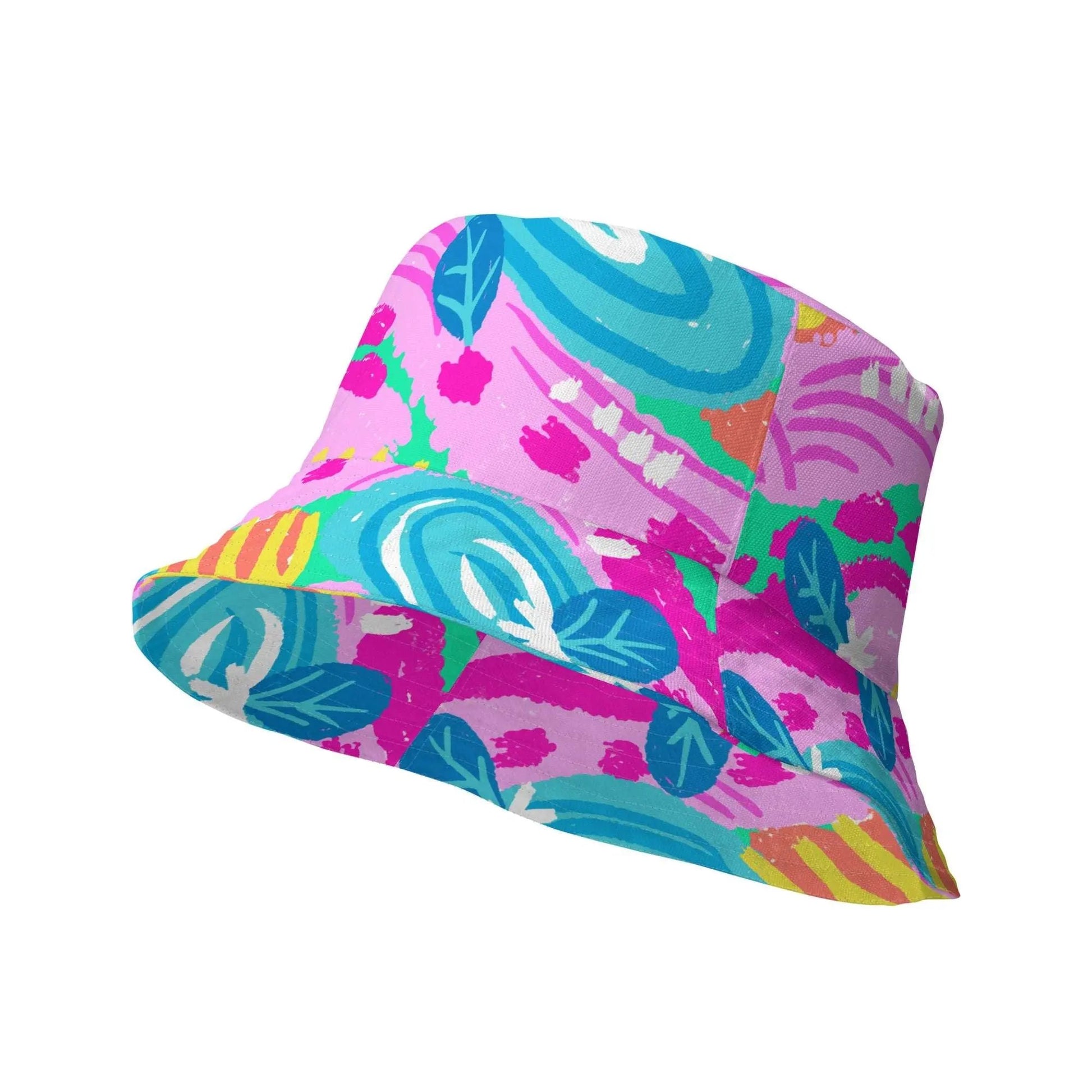 Pair this Bucket Hat with your favorite casual wear or mix and match with the KALEIDO KLUB Swing Dress for a bold and coordinated ensemble. SHOP Now at The Wishful Fish KIDS