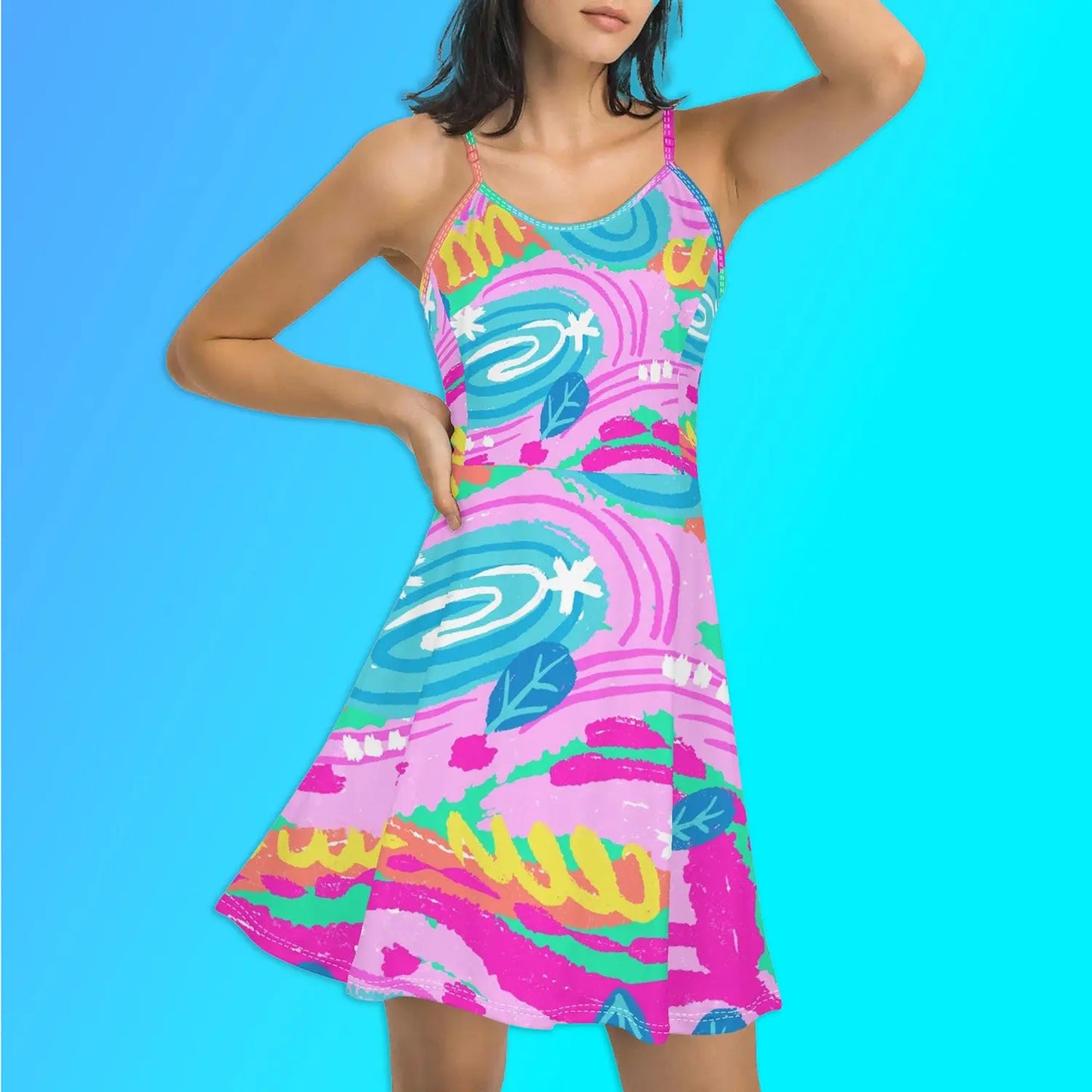 SHOP the Kaleido Klub Swing Dress at The Wishful Fish KIDS – a stylish and comfortable dress.
