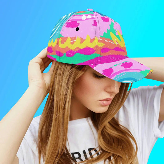 The Kaleido Klub Colorful Baseball Cap is a cool fun gift for teens! Trendy, stylish & a must-have. Shop Now at The Wishful Fish KIDS
