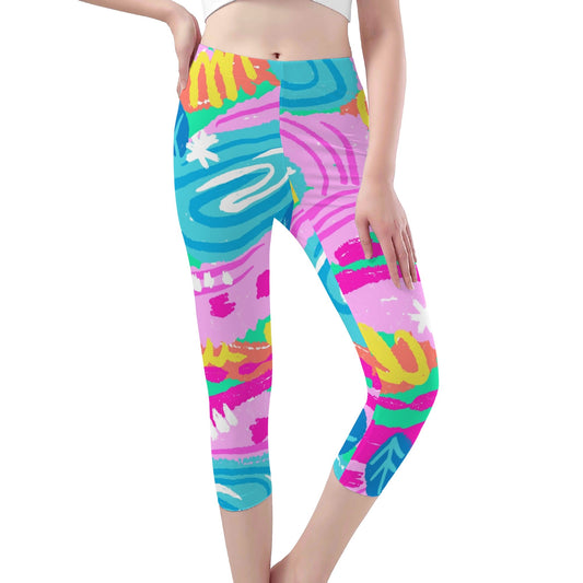 KALIEDO KLUB Capris Leggings - Premium Capris Leggings from The Wishful Fish KIDS - Just $20.78! Shop now at The Wishful Fish Kids