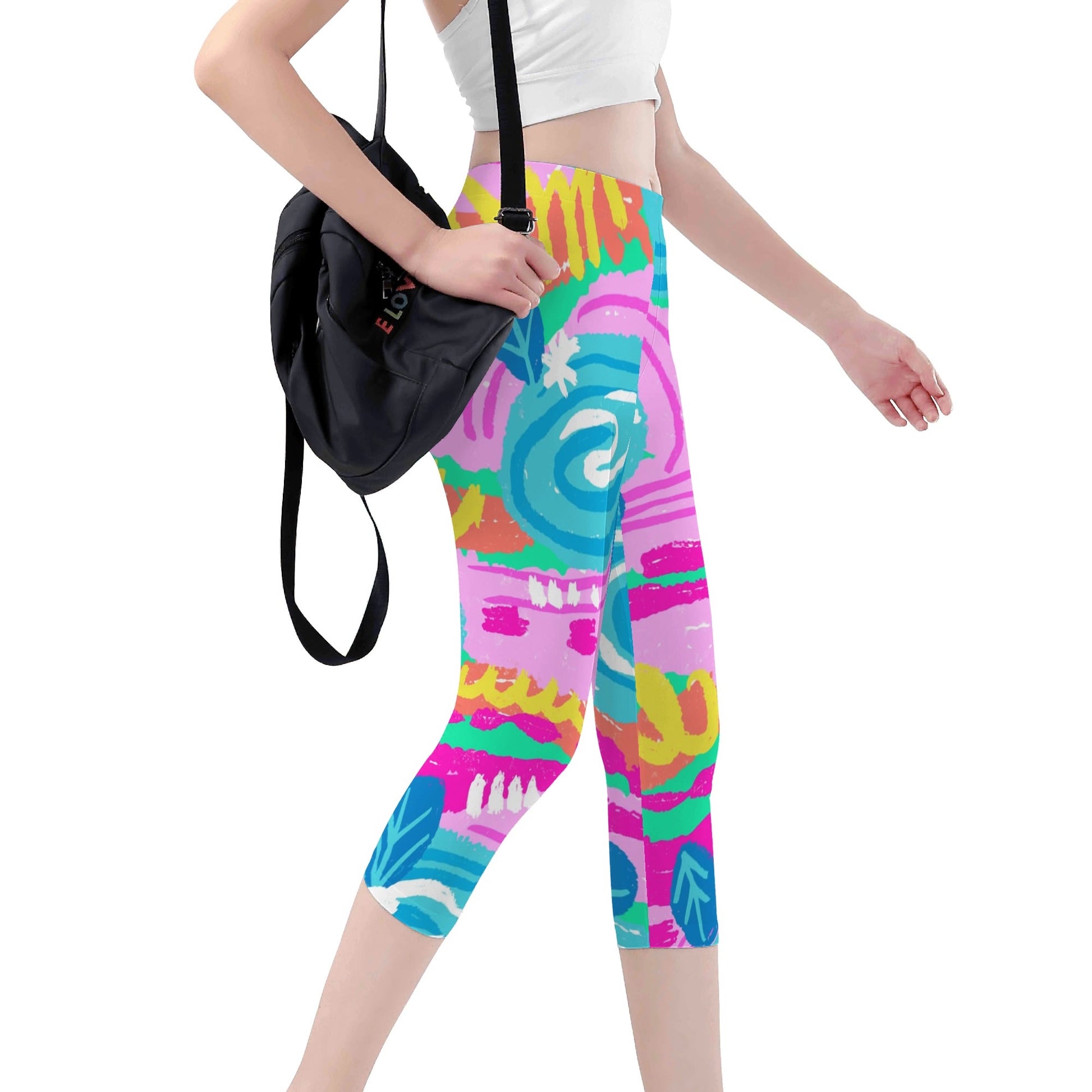 KALIEDO KLUB Capris Leggings - Premium Capris Leggings from The Wishful Fish KIDS - Just $20.78! Shop now at The Wishful Fish Kids