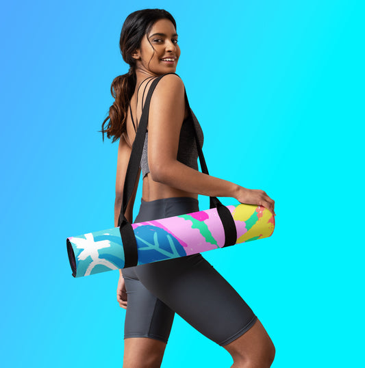 The Kaleido Klub Yoga Mat is a cool fun gift for teens! Stylish, vibrant & perfect for any workout. Shop The Wishful Fish KIDS for fun presents!