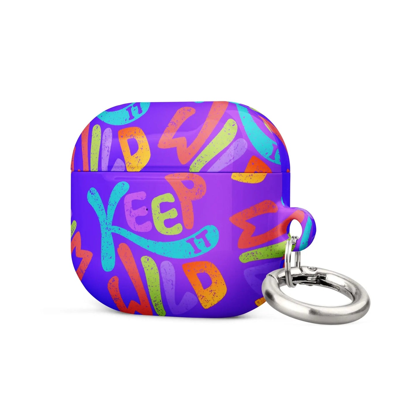The KEEP IT WILD AirPods Case brings fierce color and fearless vibes to your everyday essentials. SHOP Now at The Wishful Fish KIDS