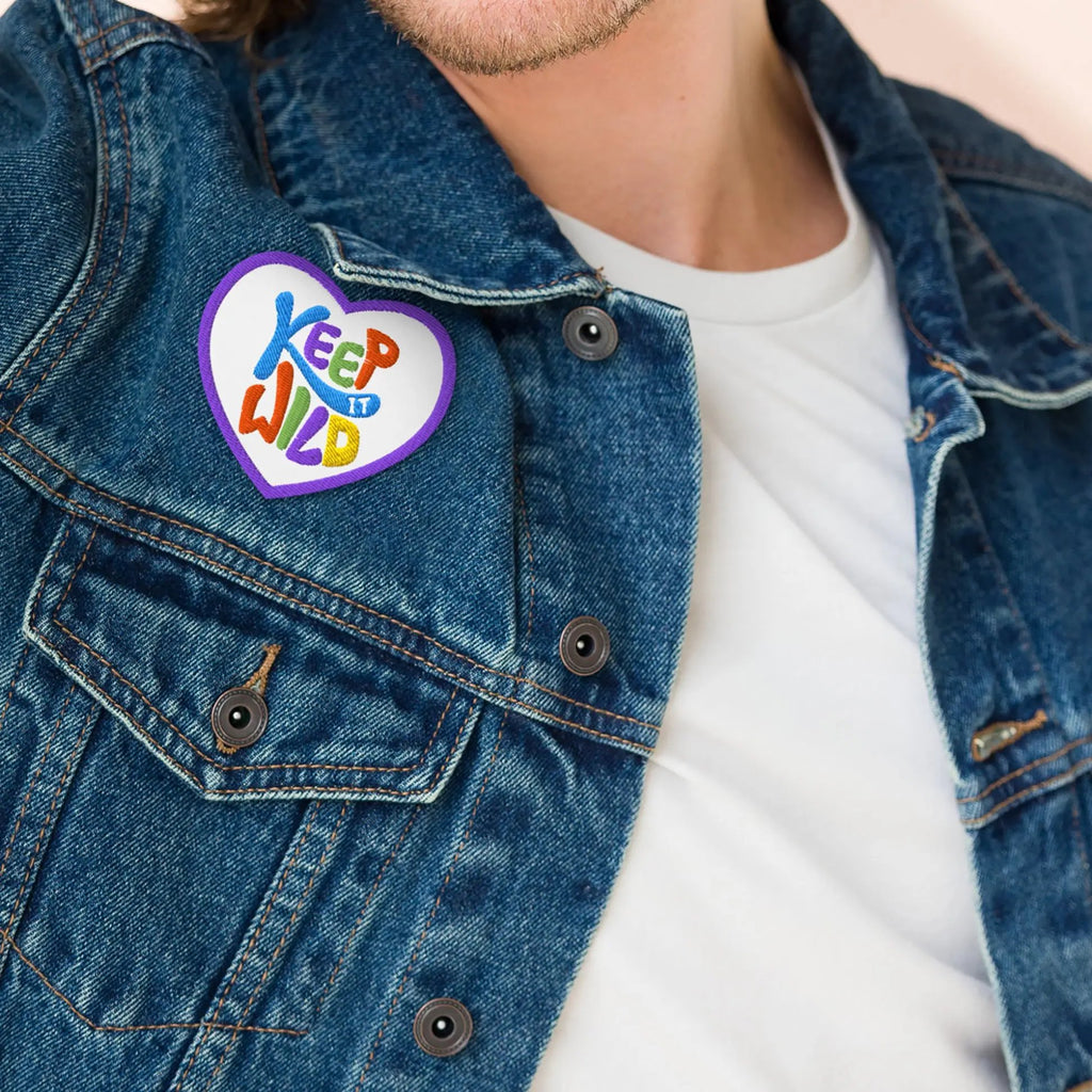 KEEP IT WILD Embroidered Patch — Add a Dash of Wild! The Wishful Fish Kids