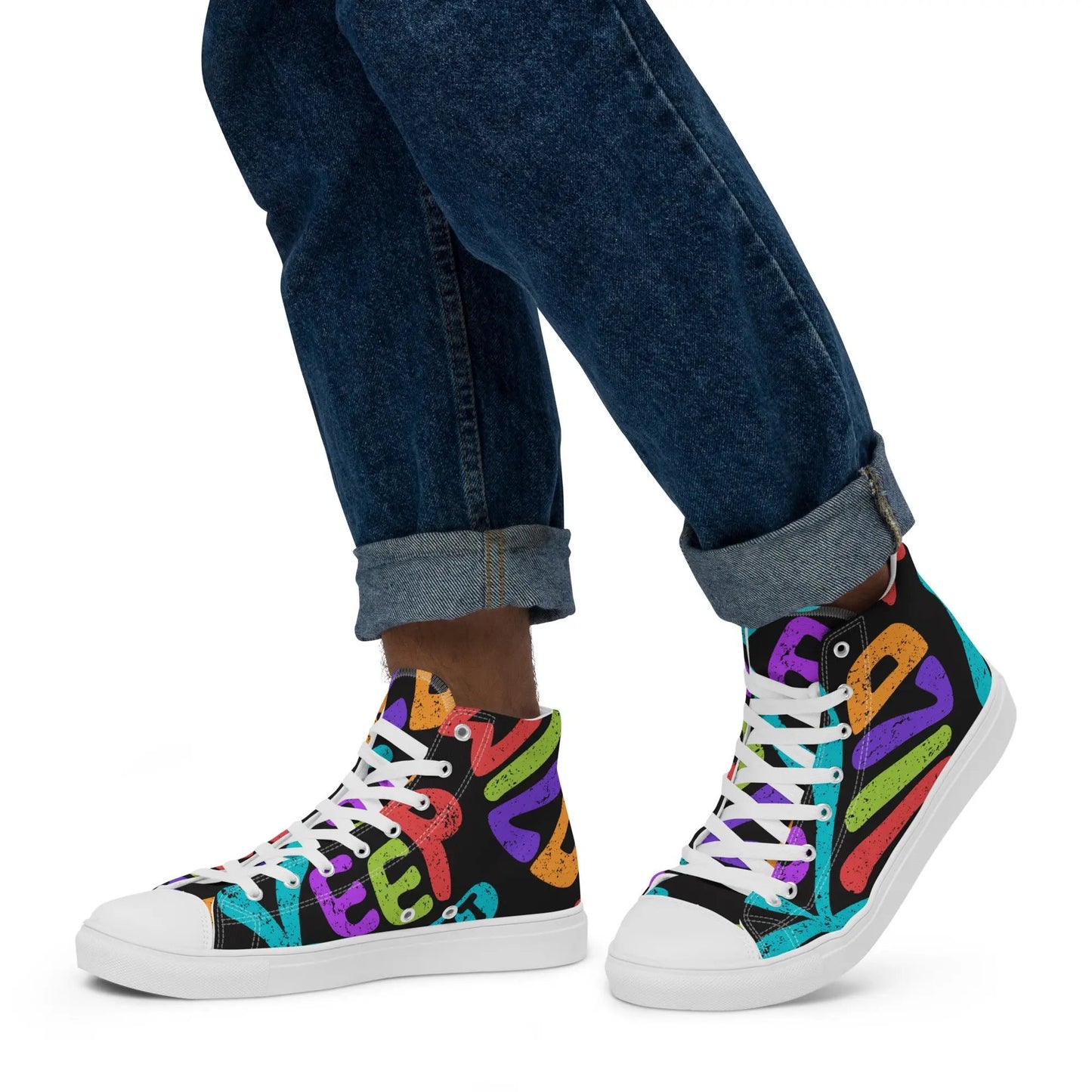 Let the wild out! The KEEP IT WILD High Top Shoes are made for boys who bring the energy. SHOP Now at The Wishful Fish KIDS
