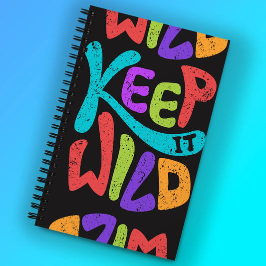 Ready to let your wild side loose? The KEEP IT WILD Notebook is made for all your crazy ideas, doodles, and daydreams. SHOP Now at The Wishful Fish KIDS
