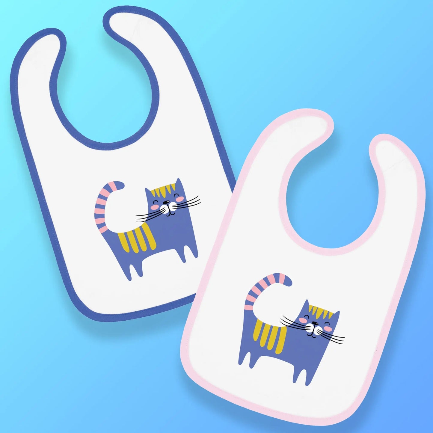 KITTY KAT Bib — Meow-velous Mess Control! - [the_wishfulfish_kids]