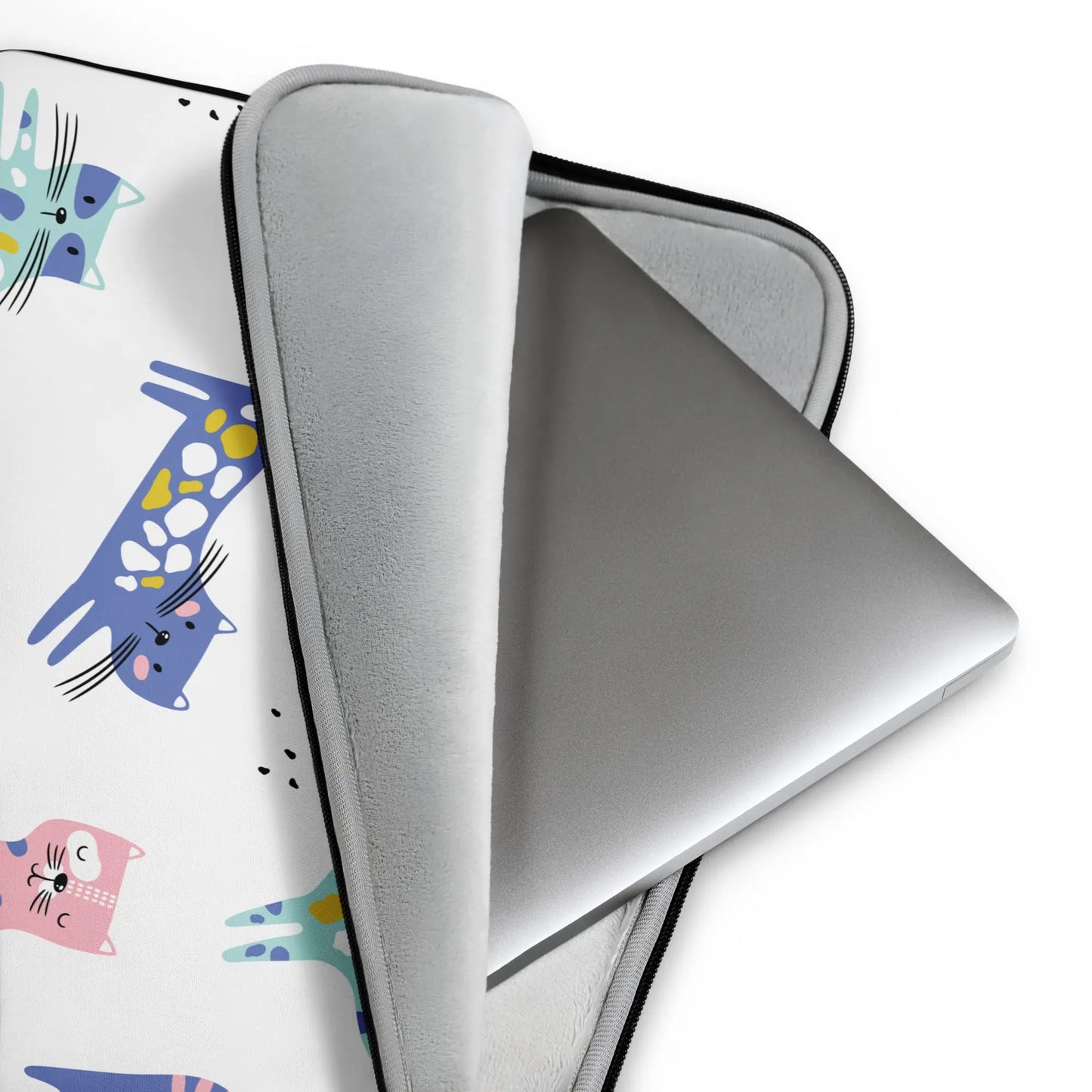 Bring some kitty charm to your everyday tech with this playful KITTY KAT Laptop Sleeve. SHOP Now at The Wishful Fish KIDS