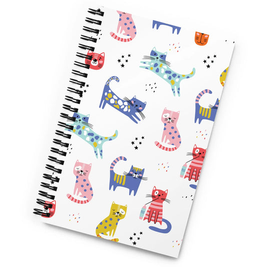 KITTY KAT Spiral Notebook — Your Go To Notebook for Everyday Meows! - The Wishful Fish Kids