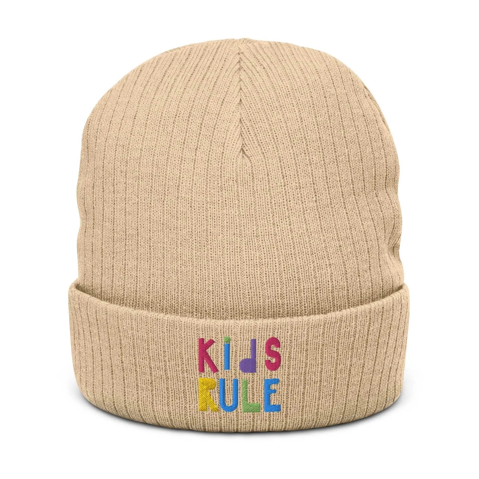 Top off your look with the KIDS RULE Beanie Hat! SHOP Now at The Wishful Fish KIDS