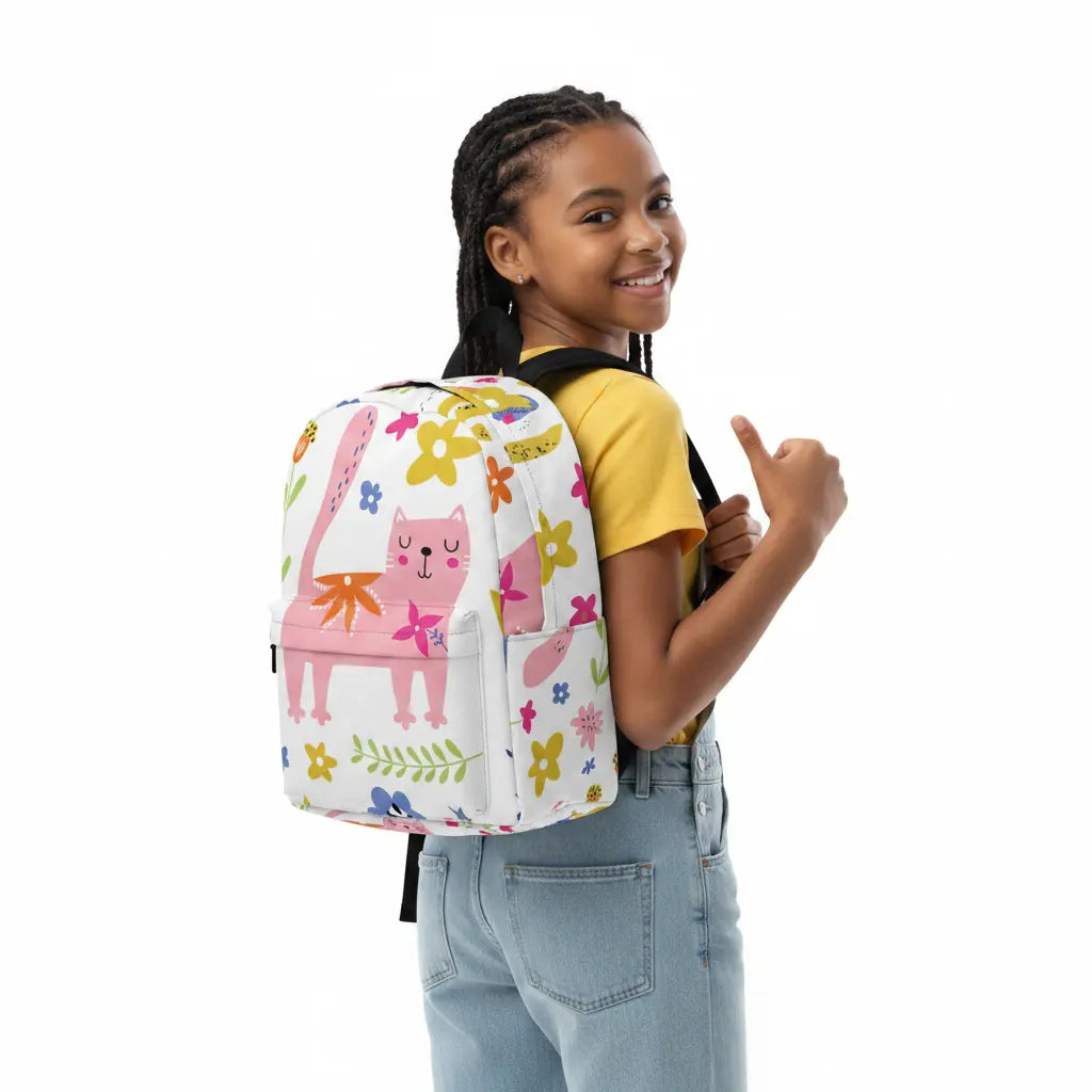 Kids Laptop Backpack Cool Cat Crew — Fun, Functional, and Totally Adorable The Wishful Fish Kids