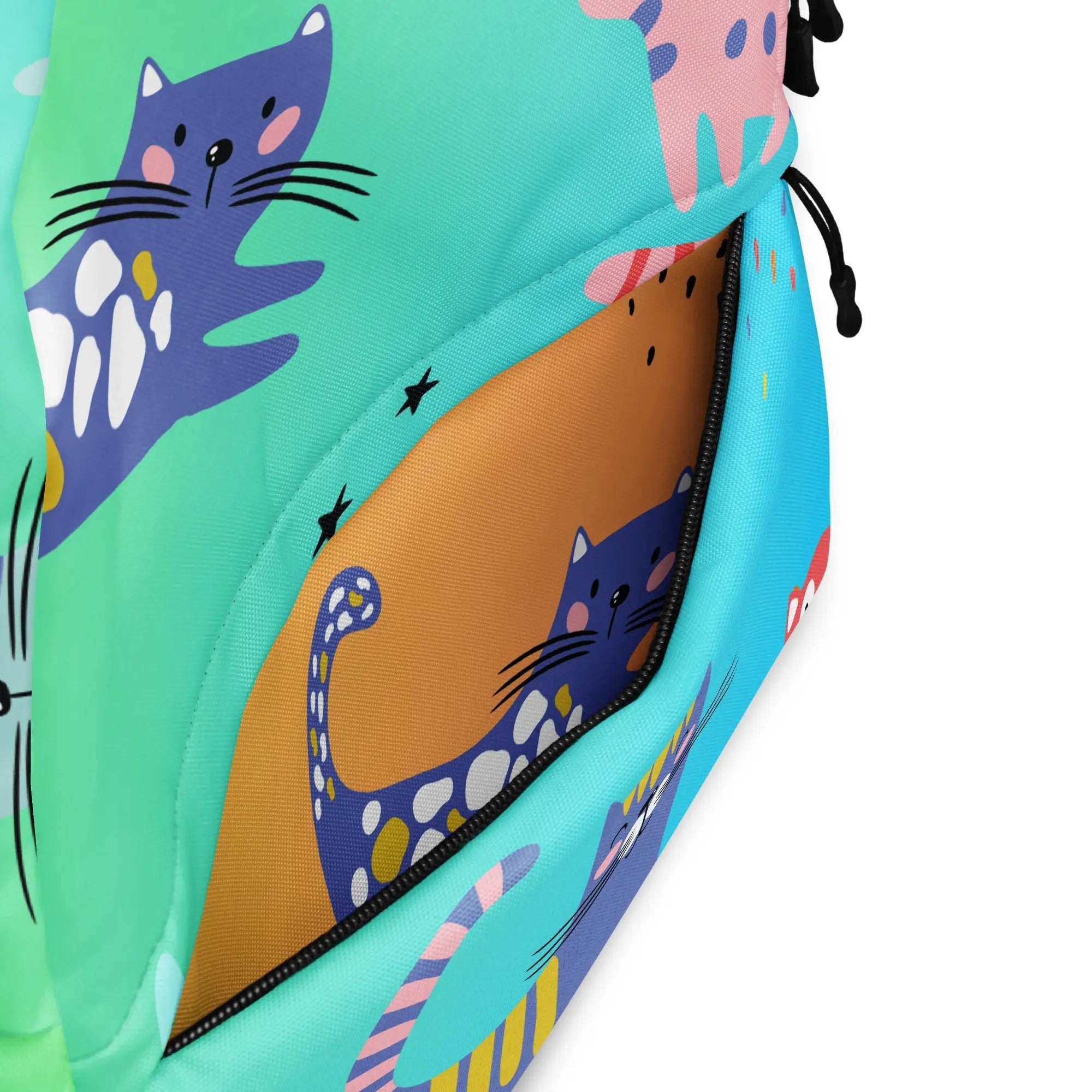 Kids Laptop Backpack — Cute Kitties Colorful Backpack for School & Everyday Fun The Wishful Fish Kids