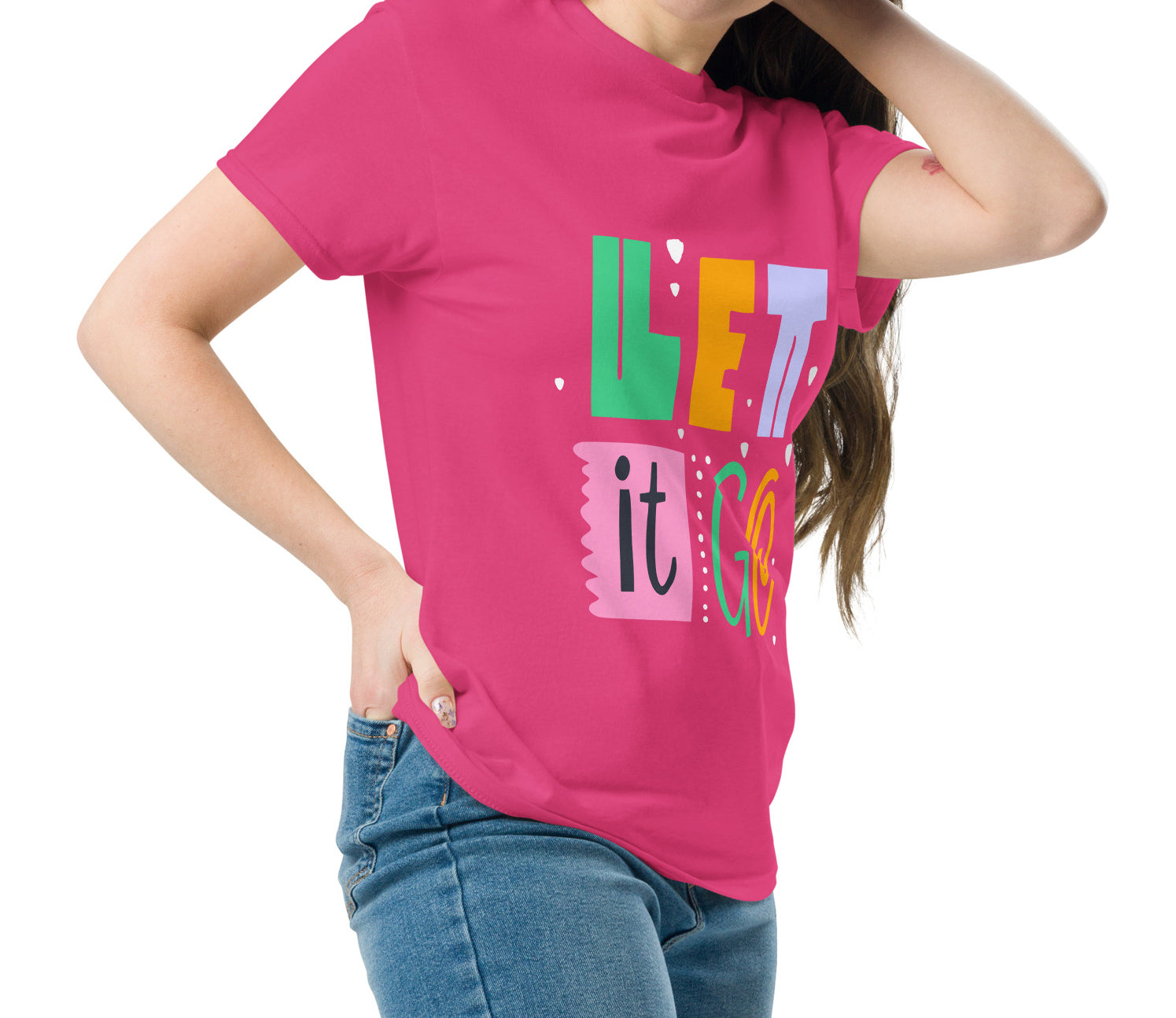 LET IT GO Unisex Tee - Premium Tee from The Wishful Fish Kids - Just $23! Shop now at The Wishful Fish Kids