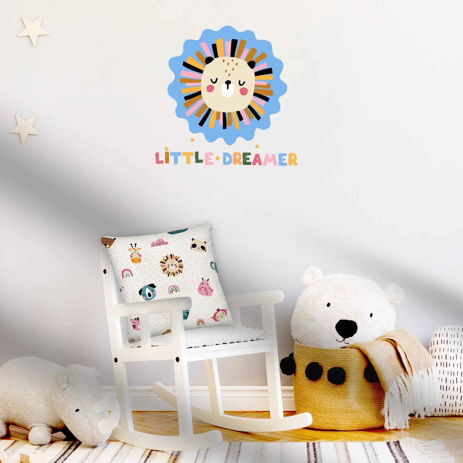 Turn your little ones space into a dreamy escape with the LITTLE DREAMER Wall Decal. SHOP Now at The Wishful Fish KIDS