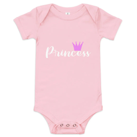 Discover the PRINCESS Mini Me Baby One-Piece from The Wishful Fish KIDS. Mommy & Mini Me Collection. Perfect for matching with mom, comfy and cute! 