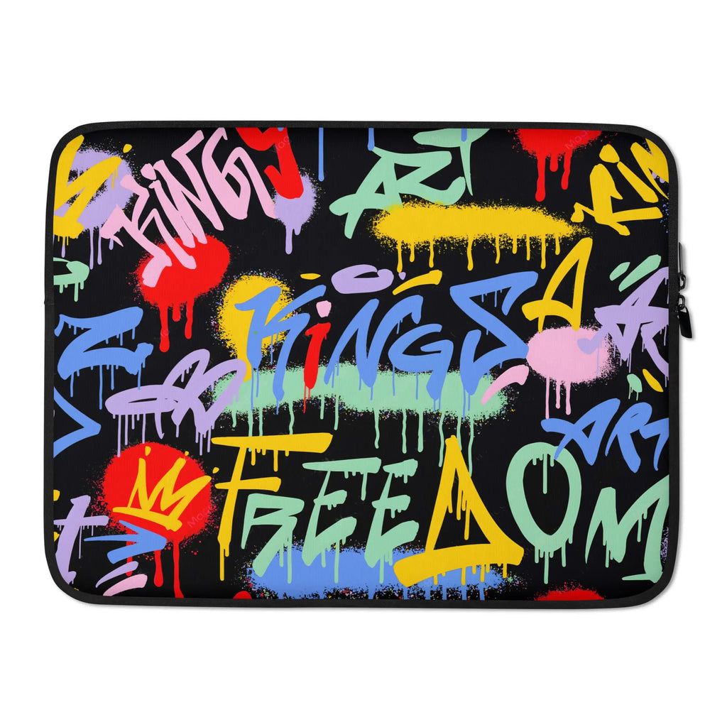 Laptop Sleeve Graffiti Kings – Colorful Urban Protection The Wishful Fish Kids