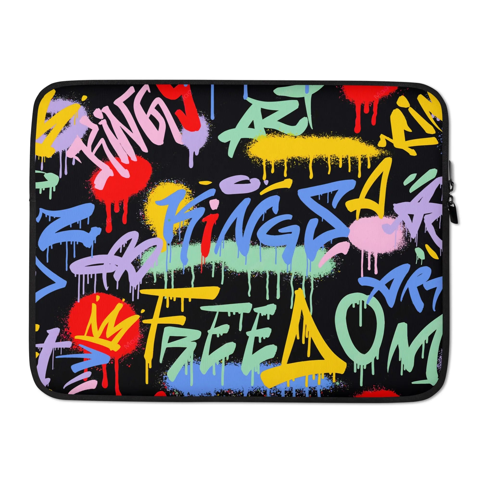 Laptop Sleeve Graffiti Kings – Colorful Urban Protection The Wishful Fish Kids