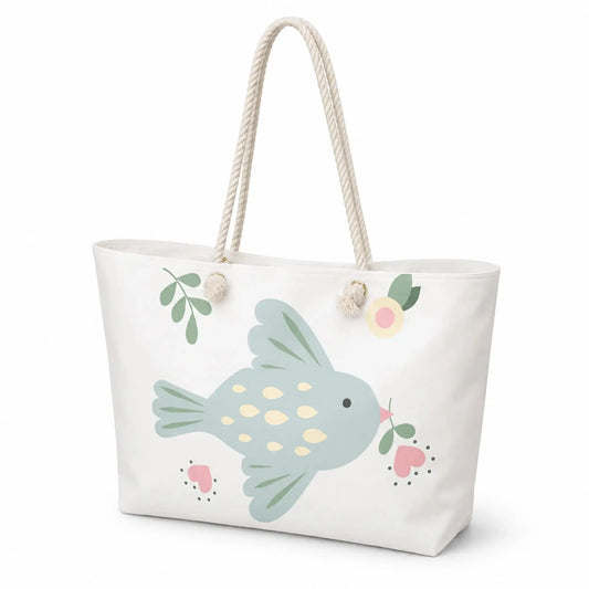 The Perfect Oversized Tote Diaper Bag for Busy Moms. SHOP Now at The Wishful Fish Kids