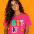 The LET IT GO Tee is all about rocking it with chill energy. SHOP Now at The Wishful Fish KIDS