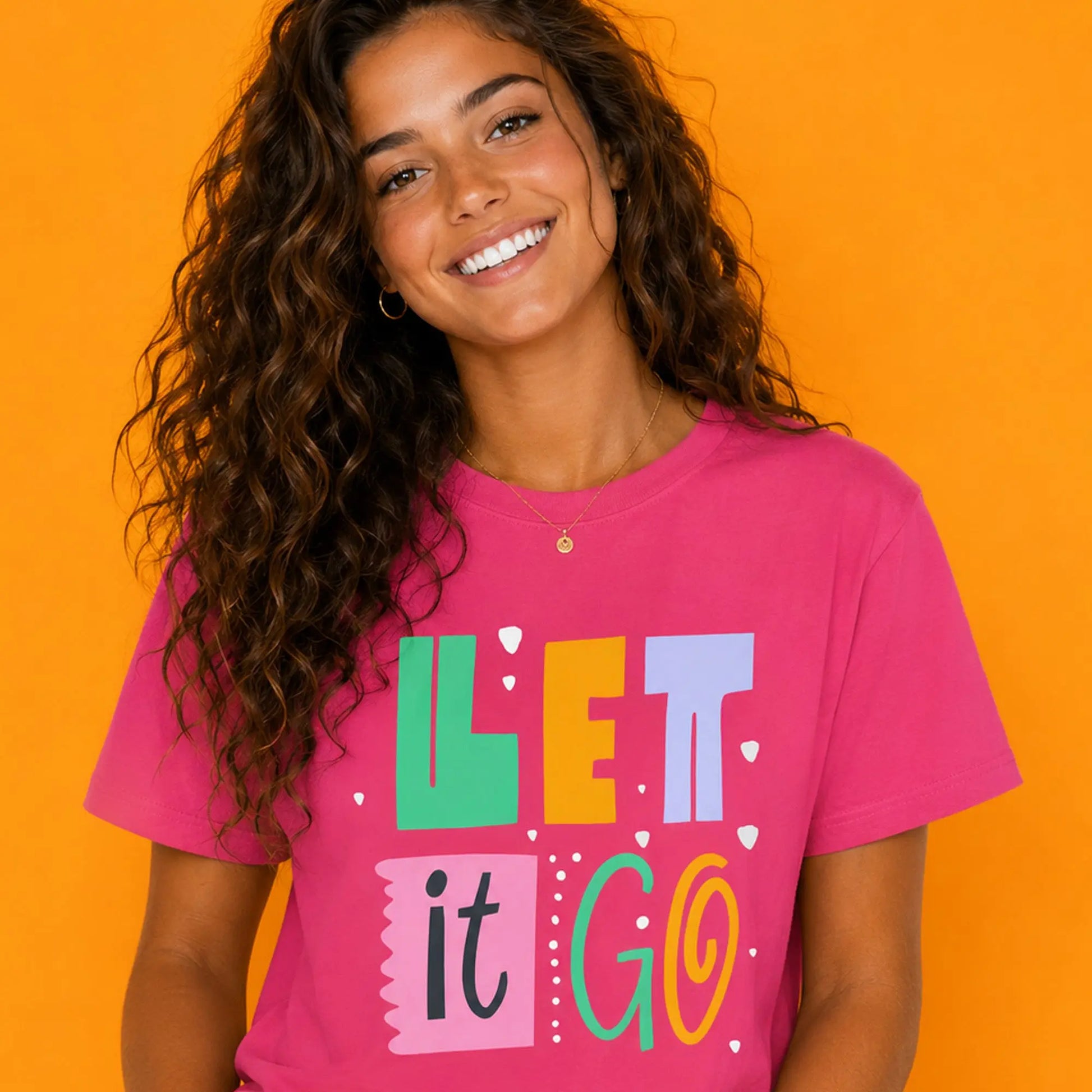The LET IT GO Tee is all about rocking it with chill energy. SHOP Now at The Wishful Fish KIDS