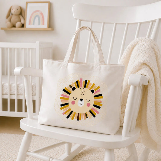 Lion Mommy Bag Tote — Sweet, Soft & Roar-Ready The Wishful Fish KIDS