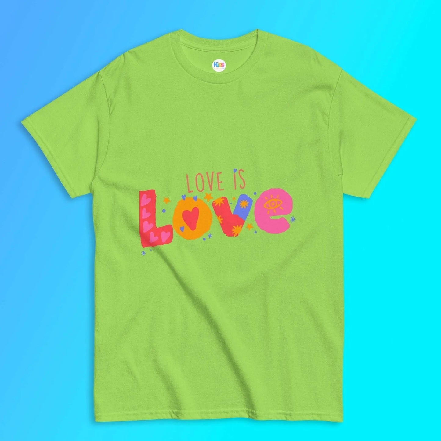 Loud, proud, and full of good vibes with our LOVE IS LOVE Tee — this fun tee is made to be seen, felt, and celebrated. SHOP The Wishful Fish Kids