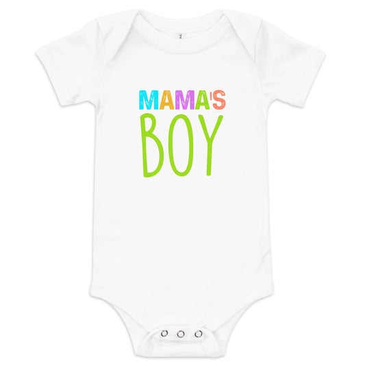 MAMA'S BOY One Piece - Premium One Piece from The Wishful Fish Kids - Just $20! Shop now at The Wishful Fish Kids