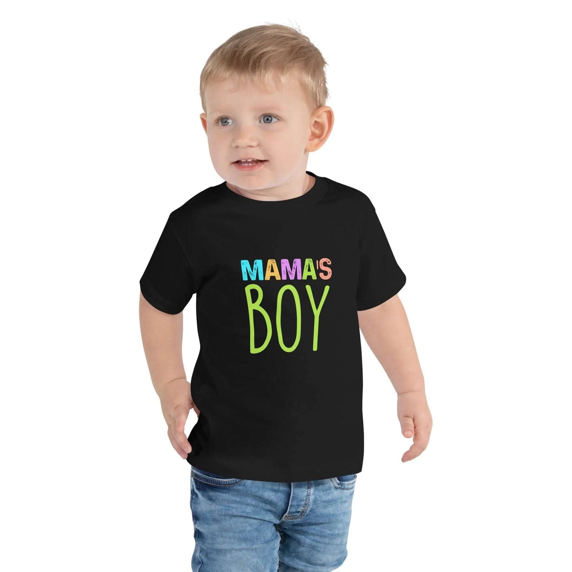 MAMA'S BOY Toddler Tee - Premium Tee from The Wishful Fish Kids - Just $20! Shop now at The Wishful Fish Kids