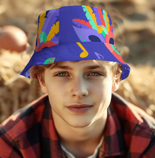 Bring the party wherever you go with this MARDI GRAS Reversible Bucket Hat.SHOP Now at The Wishful Fish KIDS