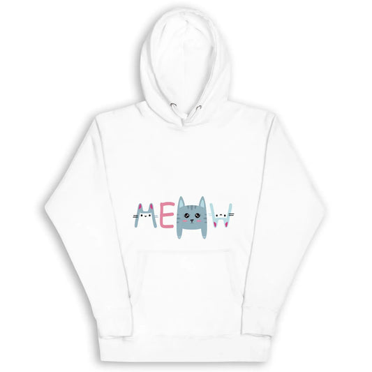 The Meow Hoodie Cat Lovers Will Want to Wear. SHOP Now at The Wishful Fish KIDS