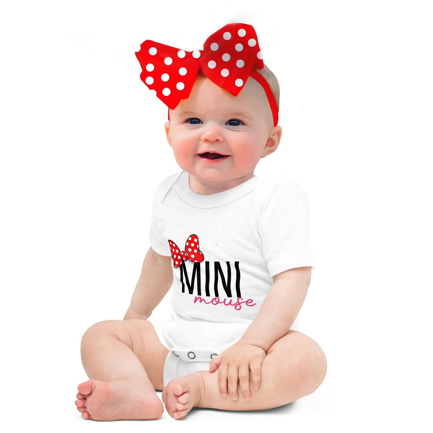 The MINI MOUSE Onesie is the perfect blend of comfort, cuteness, and mommy–mini magic! SHOP Now at The Wishful Fish KIDS