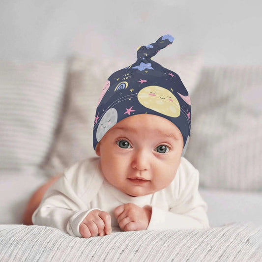 The MOON and STARS Baby Beanie Hat make awesome gifts for a new baby with its celestial charm. Perfect gift for first time mom. SHOP The Wishful Fish KIDS 