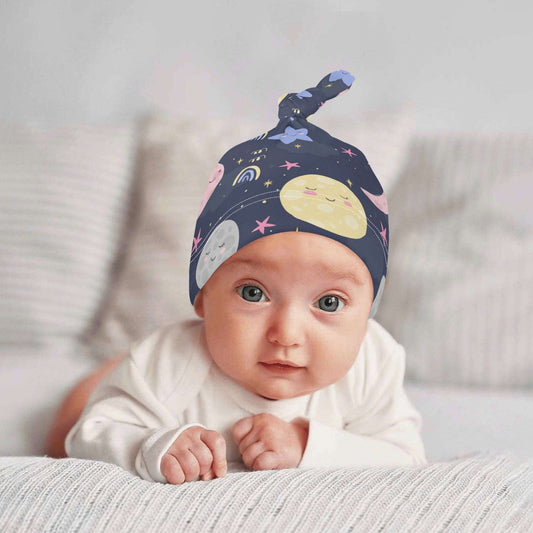 The MOON and STARS Baby Beanie Hat make awesome gifts for a new baby with its celestial charm. Perfect gift for first time mom. SHOP The Wishful Fish KIDS 
