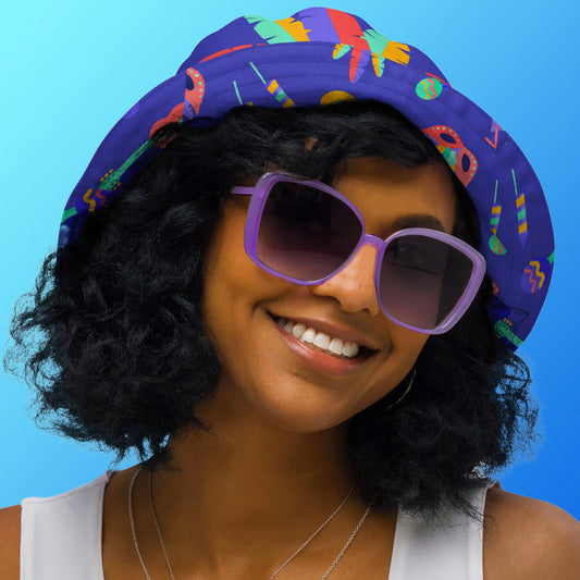 Flip the Fun with a Reversible Bucket Hat. SHOP Now at The Wishful Fish Kids