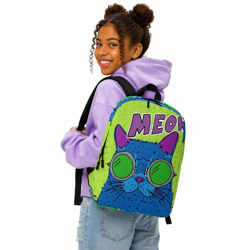 Stand Out with the Meow Cat Backpack. SHOP Now at The Wishful Fish Kids