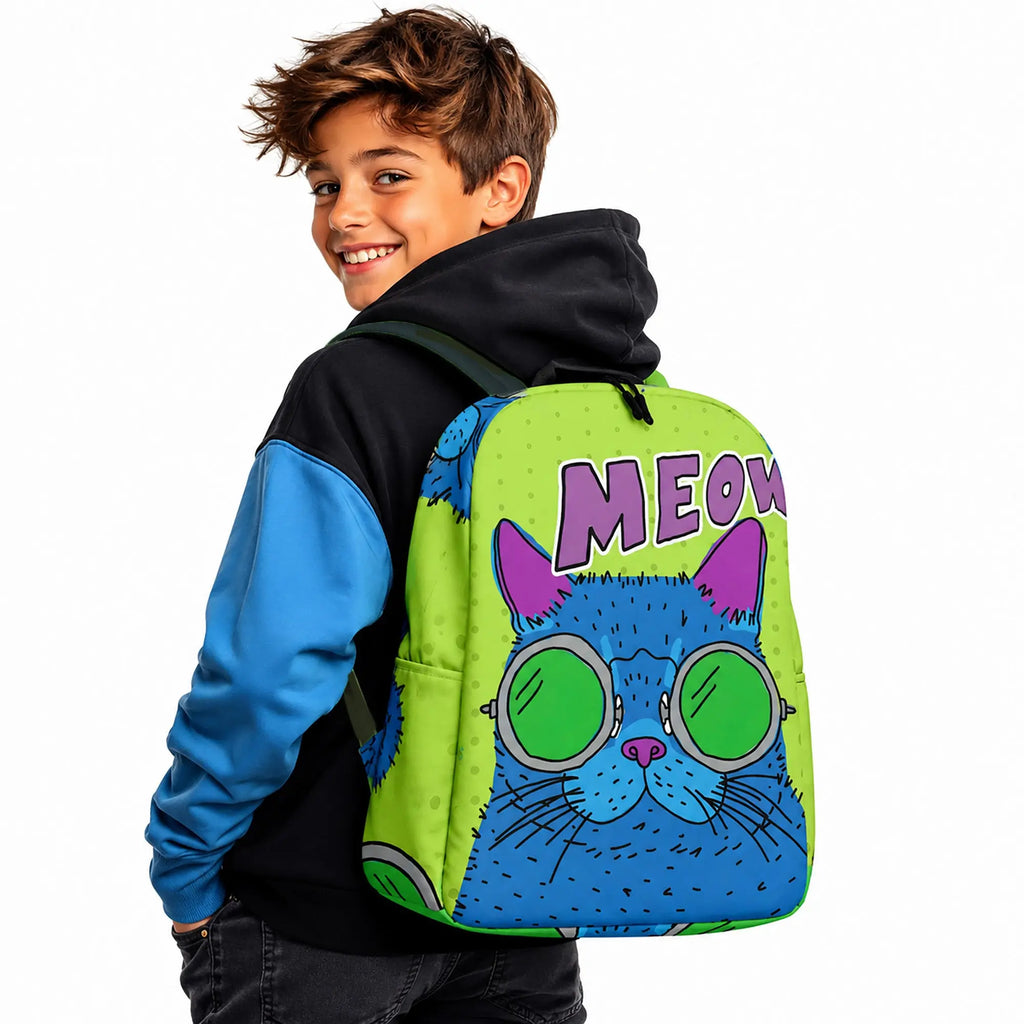 Carry Your Cool Everywhere with the Meow Cat Backpack. SHOP Now at The Wishful Fish Kids