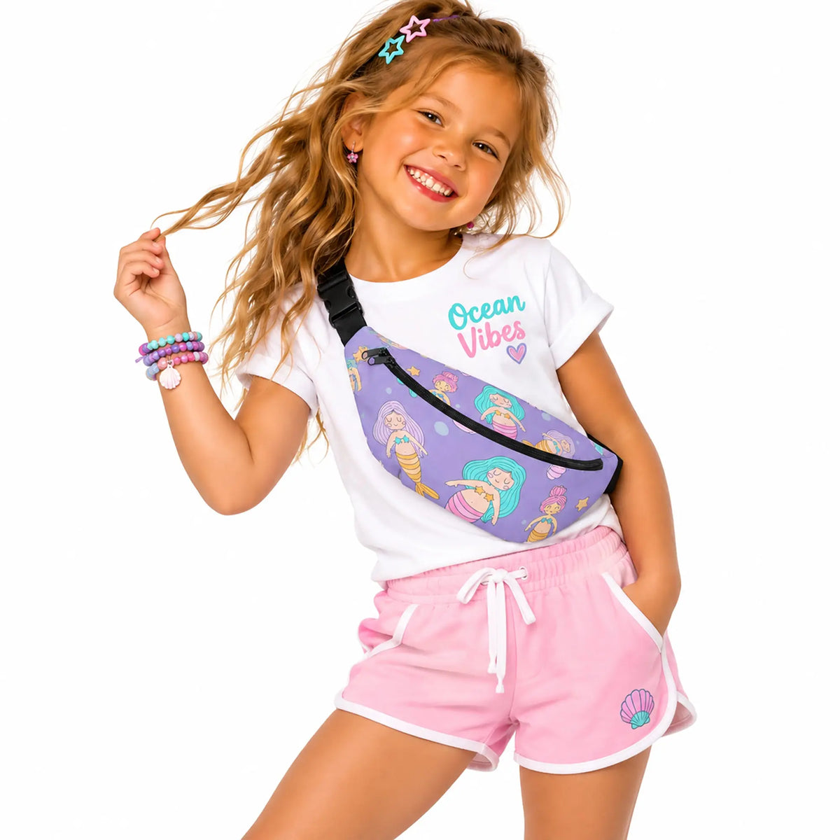 Dive into fun with the 🧜 Mermaid Hip Pack! SHOP Now at The Wishful Fish Kids