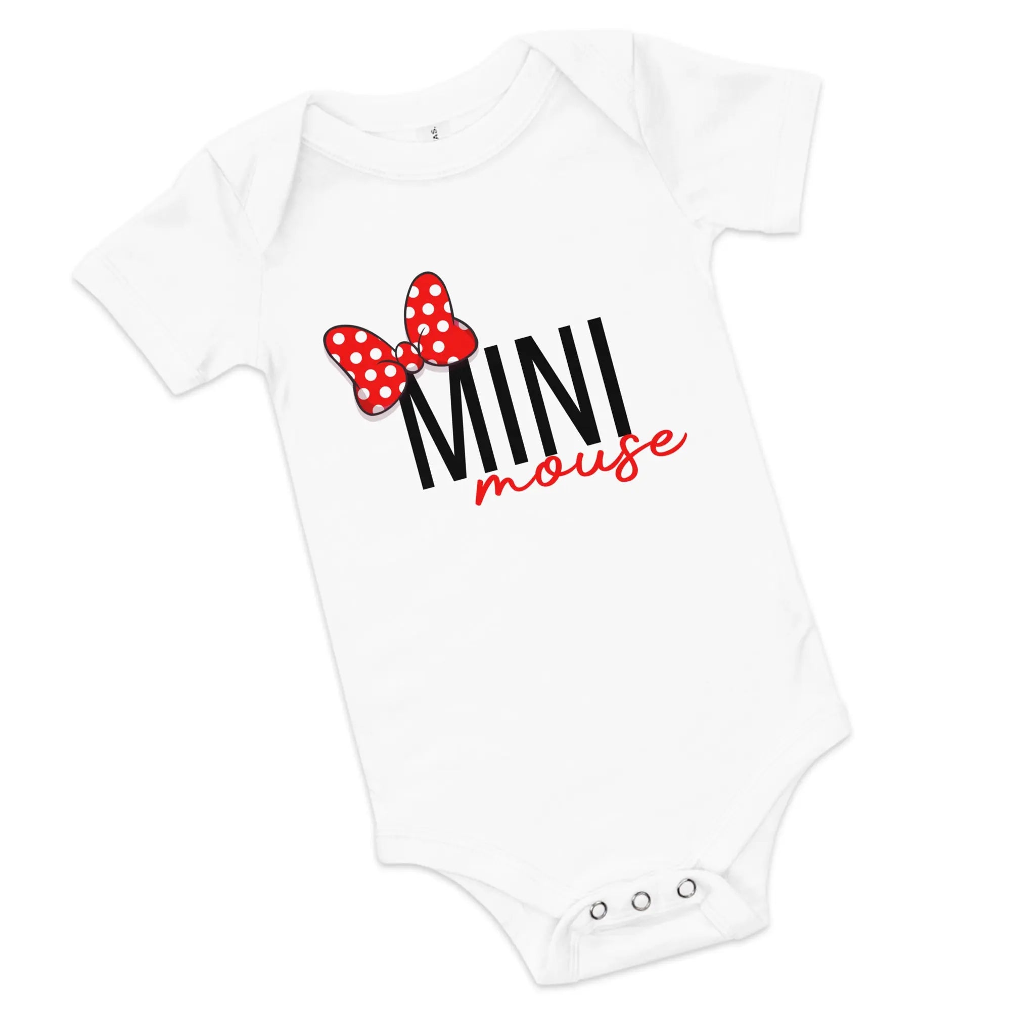 Mini Mouse Baby Onesie — Mommy and Me Outfits The Wishful Fish Kids